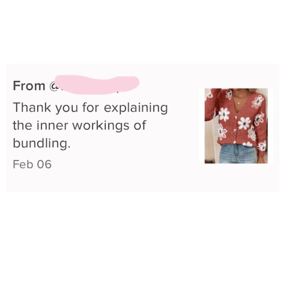 Grey Cardigan Knit Flower Textured Button Front - Picture 9 of 9